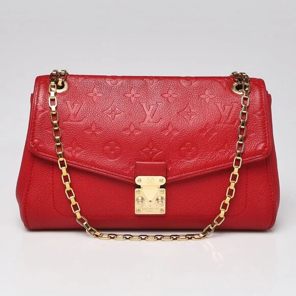 Louis Vuitton Cerise Monogram Empreinte Leather St Germain PM Bag - Picture 1 of 9